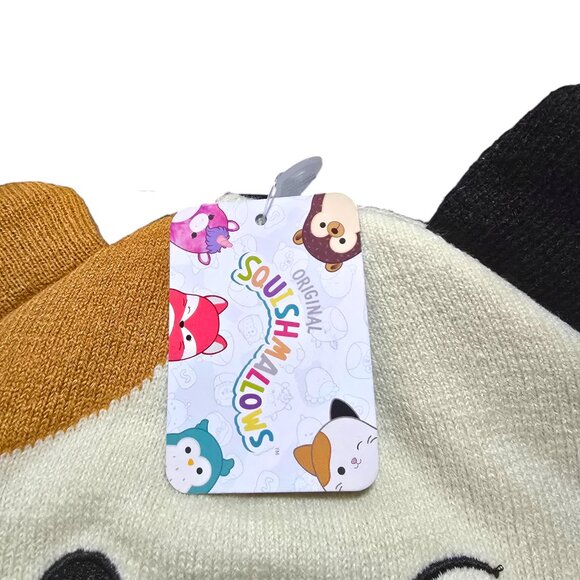 Squishmallows Beanie Hat with Ear Flaps Cam the Cat Embroidered 3D Ears - Picture 3 of 8